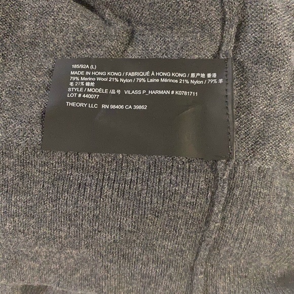 Theory Vilass P Harman Turtleneck Pullover Sweater Wool - Picture 6 of 7